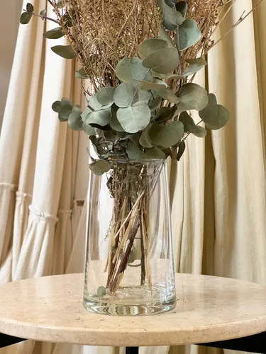 Florero Cilindro De 12 x 30 Tubo De Vidrio Centro De Mesa: imagen 2