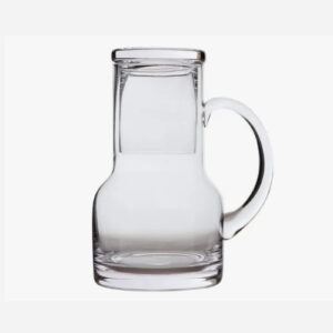 Set Jarra De Noche Vidrio + Vaso Corto Minimal X2: imagen 2