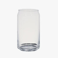 Set X6 Vasos Estilo Lata De Vidrio
