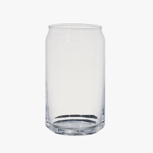 Set X6 Vasos Estilo Lata De Vidrio