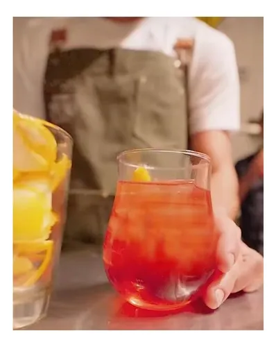 Vaso De Vidrio Bombe Curvo Mathew 470 Ml Delice x 12 Unidades: imagen 2