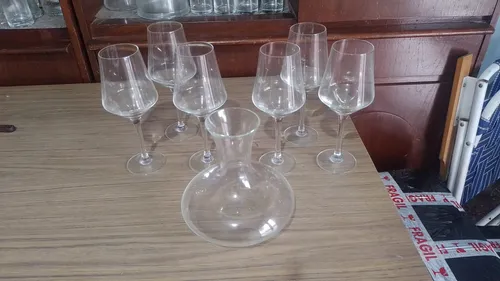 Set Decantador 1Lt + 6 Copas Degustación: imagen 2