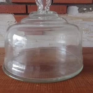 Plato De Vidrio 29cm Para Tortas Campanas Queseras Postres: imagen 3