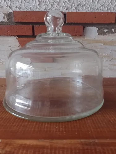 Plato De Vidrio 29cm Para Tortas Campanas Queseras Postres: imagen 3