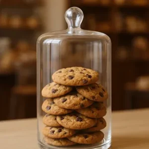 Campana Tapa Vidrio 27cm Alta Quesera/Torta Exhibidor: imagen 3