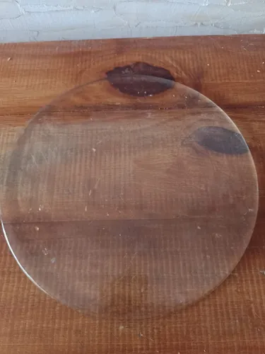 Plato De Vidrio 29cm Para Tortas Campanas Queseras Postres: imagen 2