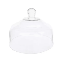 Campana Tapa Vidrio 28cm Quesera/Torta Exhibidor Pack x 2