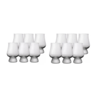 Set Copa Vaso Whisky Tipo Cata Degustación Tulipán x12