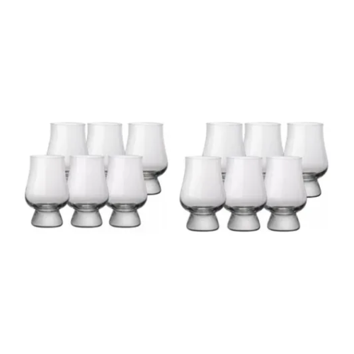 Set Copa Vaso Whisky Tipo Cata Degustación Tulipán x12