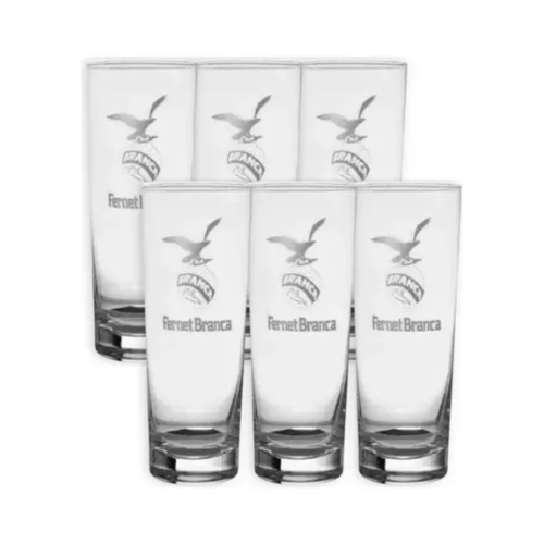 Vaso Trago Largo Fernet 600 Ml X 6 Unidades