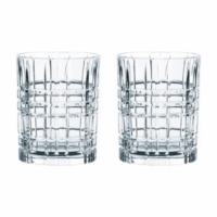 Vaso De Vidrio Labrado Whisky O Negroni 343 Ml x 2 Unidades