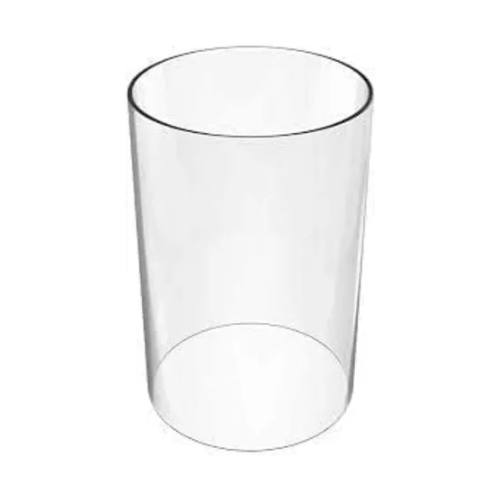 Cilindro Tubo De Vidrio Artesanal Sin Base 17 Cm X 48 Cm