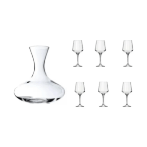 Set Decantador 1Lt + 6 Copas Degustación: imagen 1