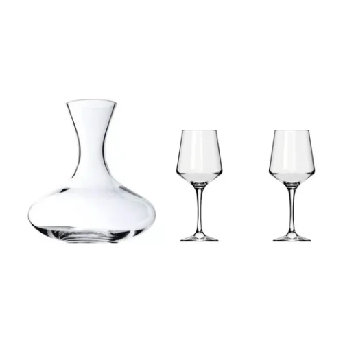 Set Decantador 1Lt+ 2 Copas Degustación
