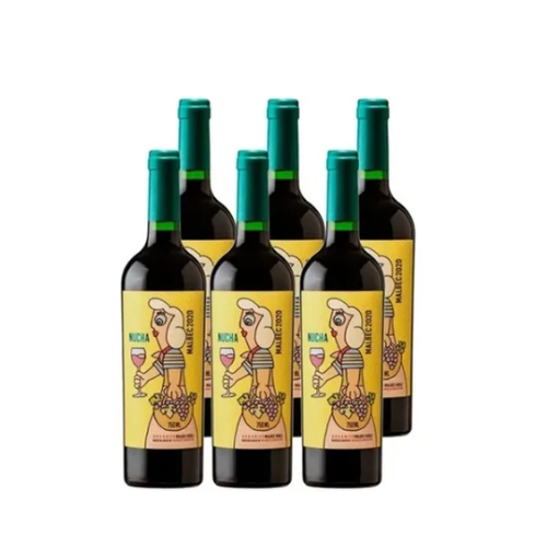 Vino Organico Nucha Malbec x 6 Unidades