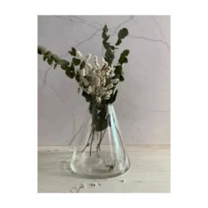 Set Kit 3 Floreros Conico De Vidrio: imagen 3