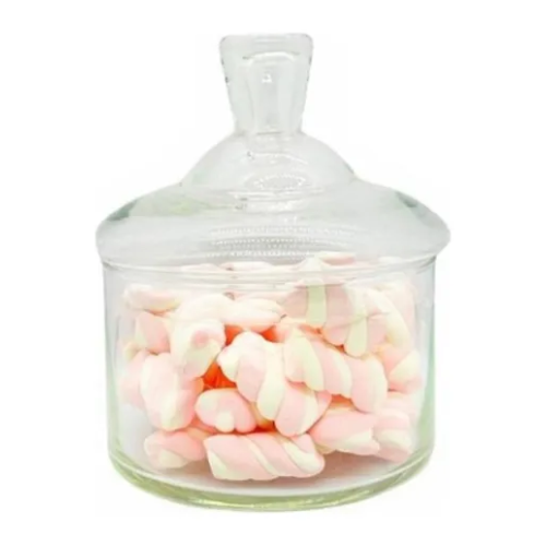 Frasco Caramelera Vidrio Con Tapa Candy 13X8