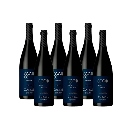 Vino Zorzal Tinto De Tiza Malbec Eggo x 6 Unidades