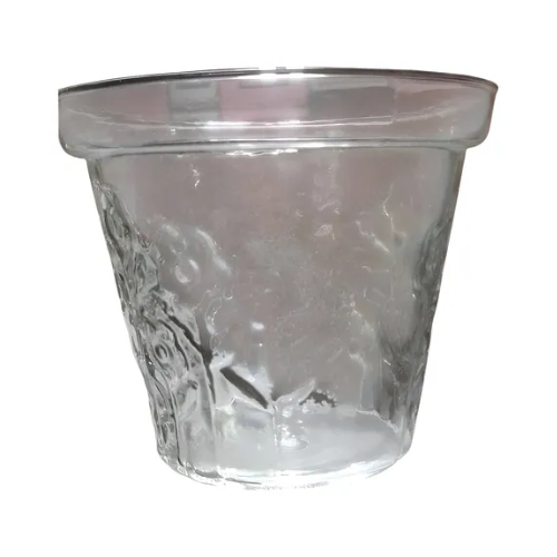 Maceta De Vidrio Labrado Sin Drenaje