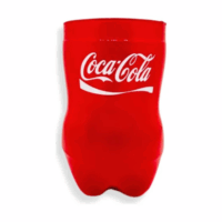 Vaso Fernetero Coca Cola Rojo Vidrio 800 Ml