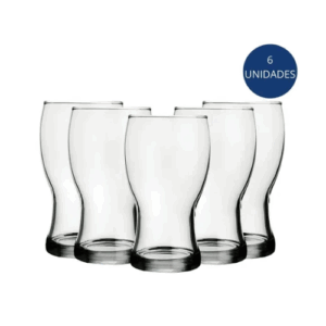Vasos Cerveceros Nadir Frevo 320ml x 6 Unidades: imagen 1