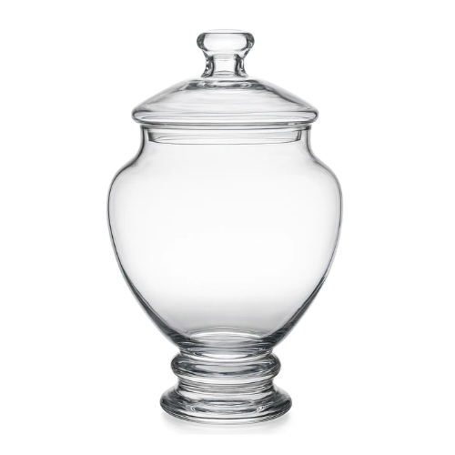 Frasco Caramelera Potiche De Vidrio Con Tapa Candy Bar