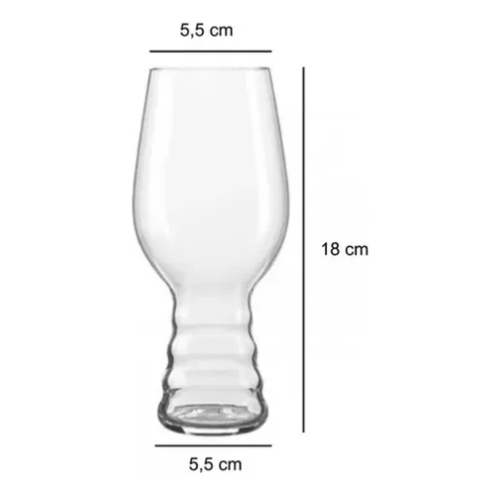 Vasos Copa Vidrio Cerveza x 24 Unidades: imagen 2