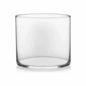 Florero Cilindro De 13x8.5 De Vidrio: imagen 1