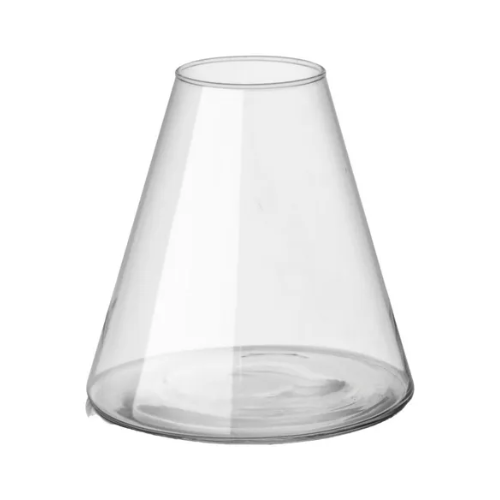 Florero Conico De Vidrio 1 Litro