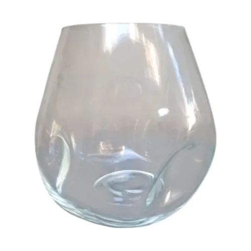 Florero Vidrio Amorfo Bombe Xl Centro De Mesa Velas De Soja