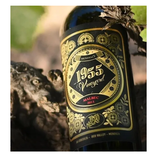 Vino Tinto Negro 1955 Vineyard Malbec 750ml: imagen 2