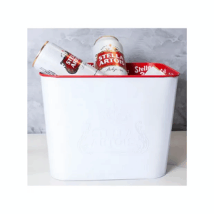 Frapera Hielera Balde Stella Artois Cerveza -Blanca Estampada: imagen 2